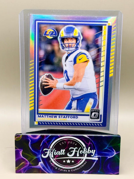2025 Panini Donruss Optic - #198 Matthew Stafford - Holo Prizm