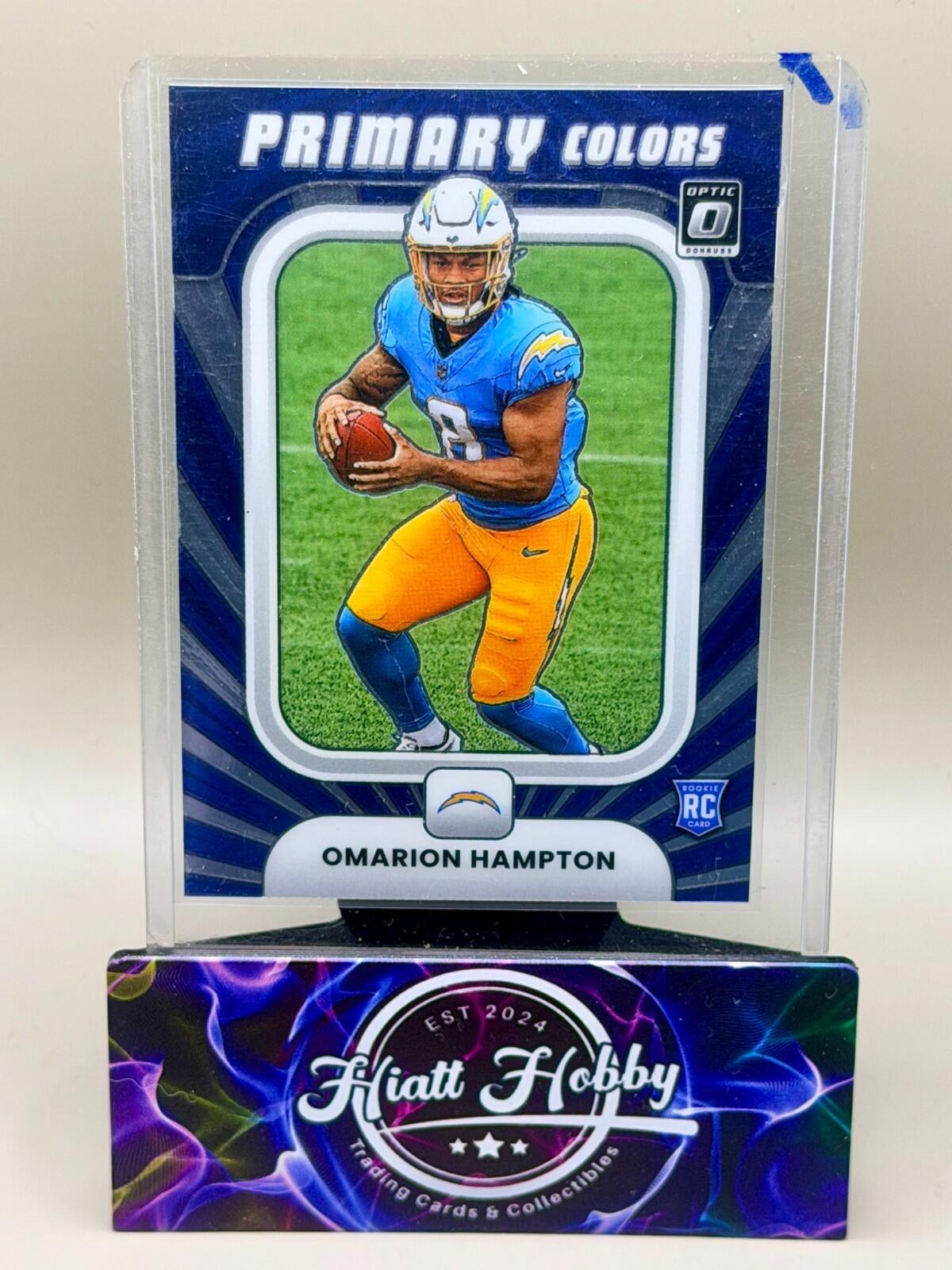 2025 Panini Donruss Optic - #8 Omarion Hampton - Primary Colors (RC)