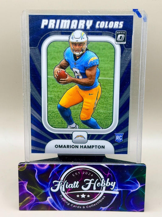 2025 Panini Donruss Optic - #8 Omarion Hampton - Primary Colors (RC)