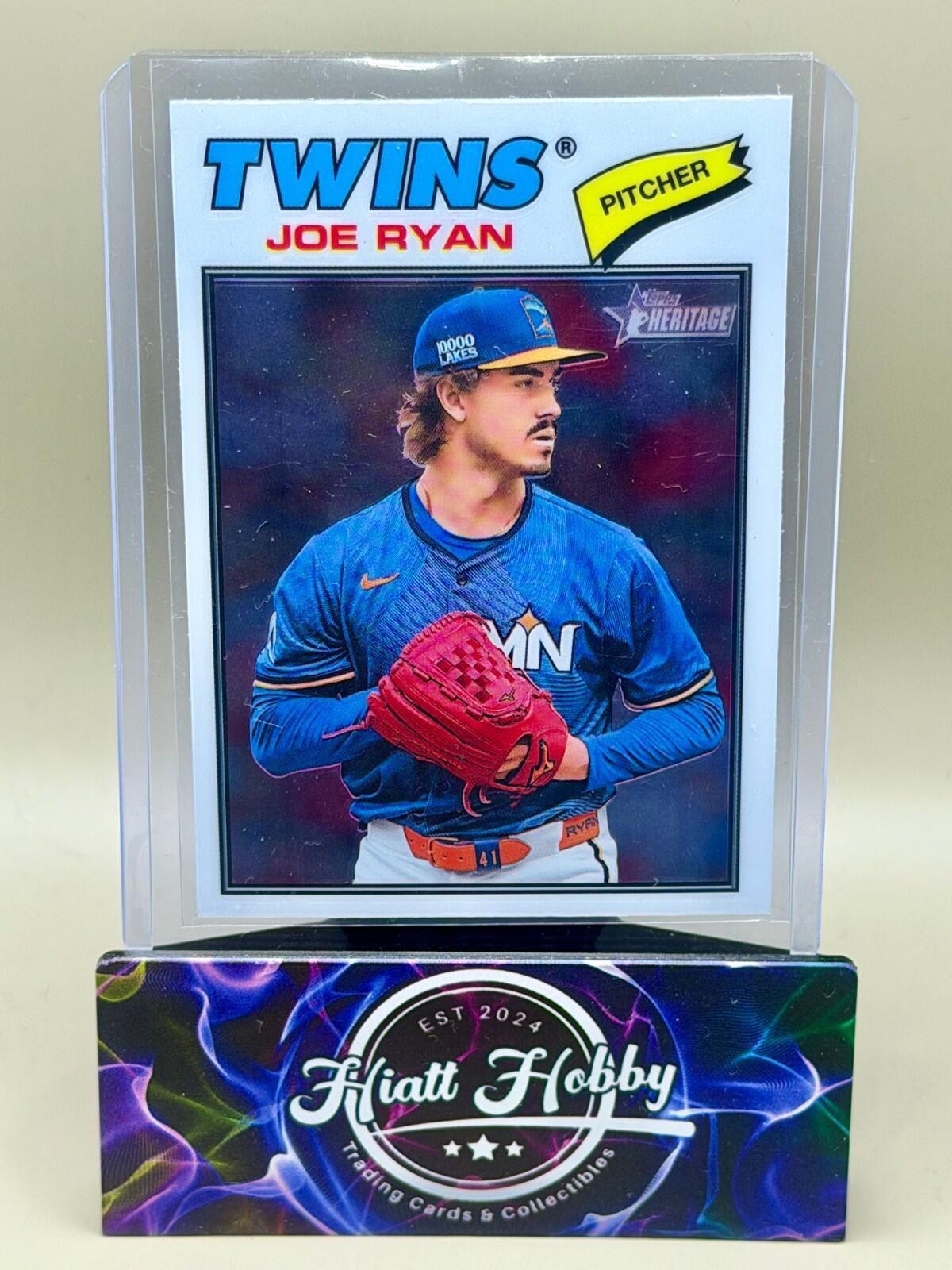 2026 Topps Heritage - #255 Joe Ryan - Chrome - SP