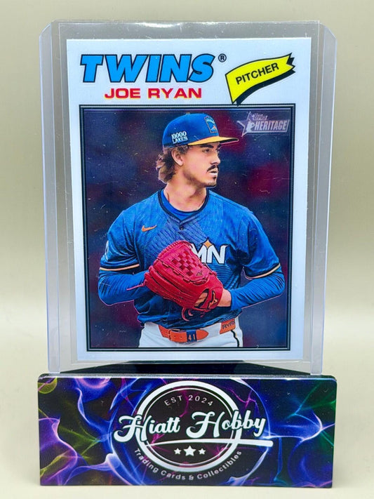 2026 Topps Heritage - #255 Joe Ryan - Chrome - SP