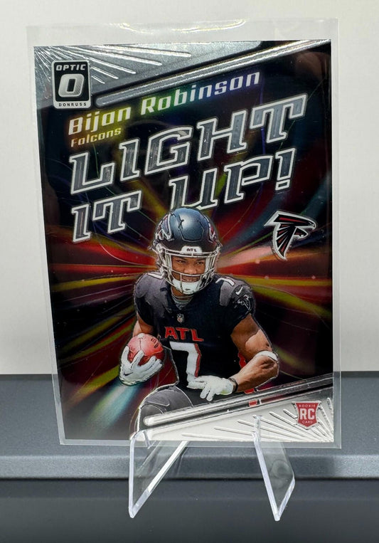 2023 Panini Donruss Optic Light it Up Bijan Robinson #LU-BR