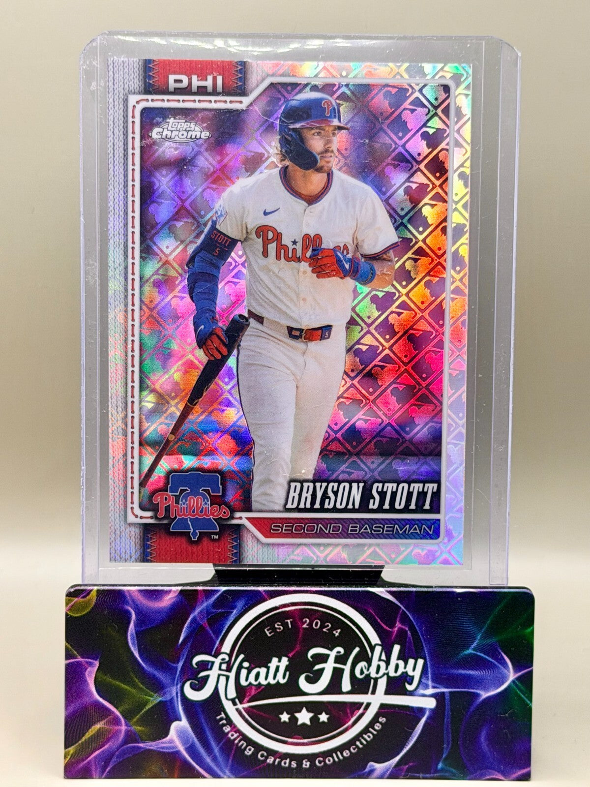 2026 Topps Chrome - #248 Bryson Stott - Logofractor