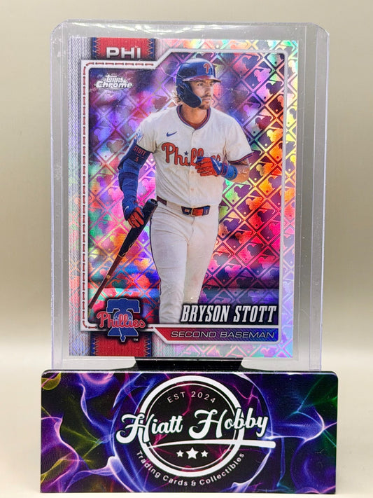 2026 Topps Chrome - #248 Bryson Stott - Logofractor