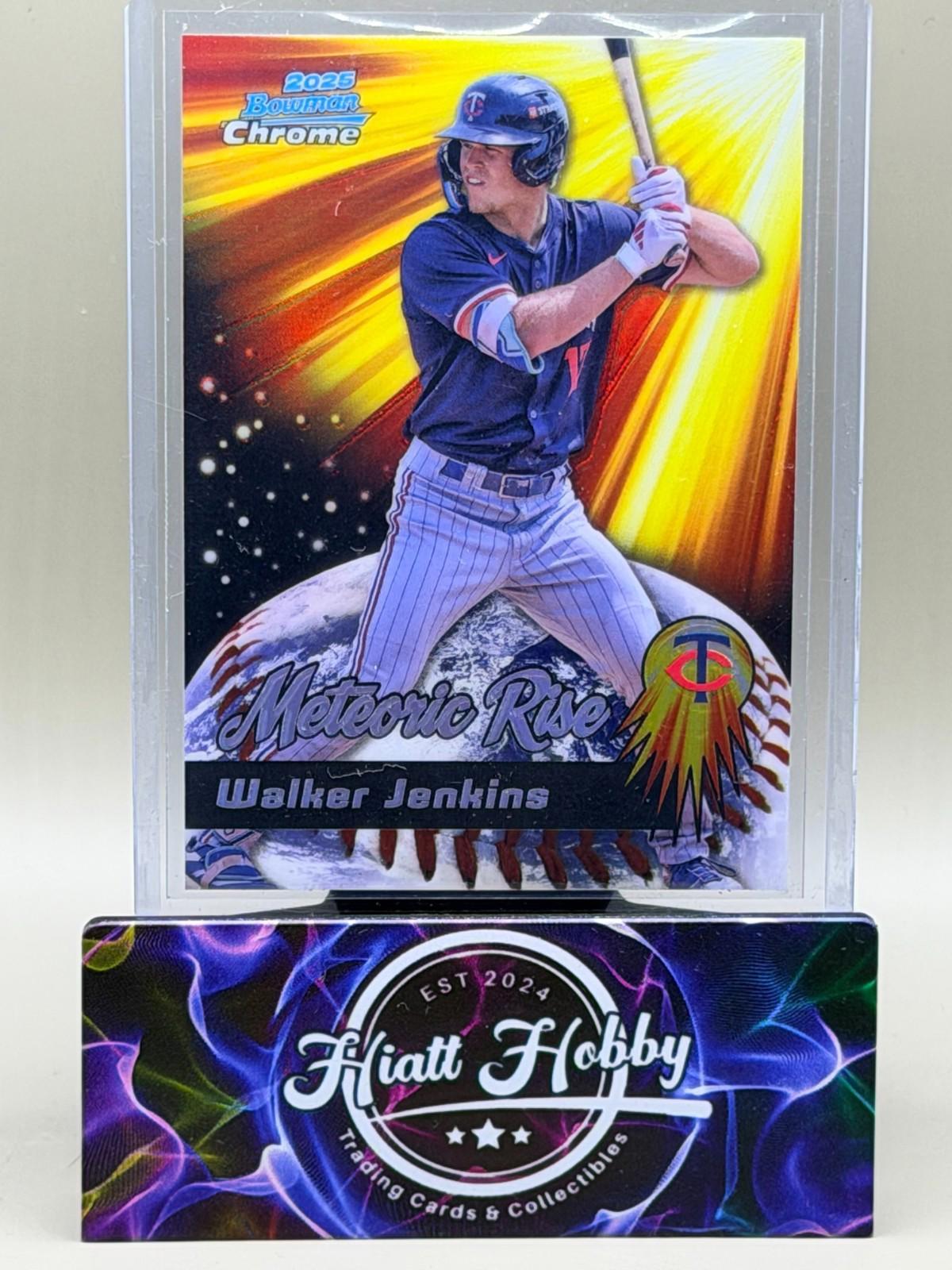 2025 Bowman Chrome - Meteoric Rise Walker Jenkins #MR-6 (RC)