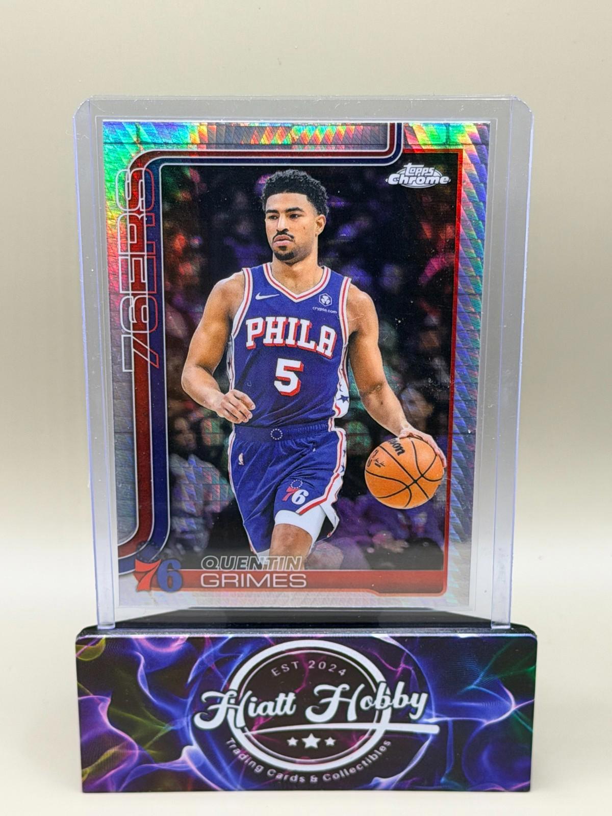 2025-26 Topps Chrome - Quentin Grimes #197 - Prism Refractor