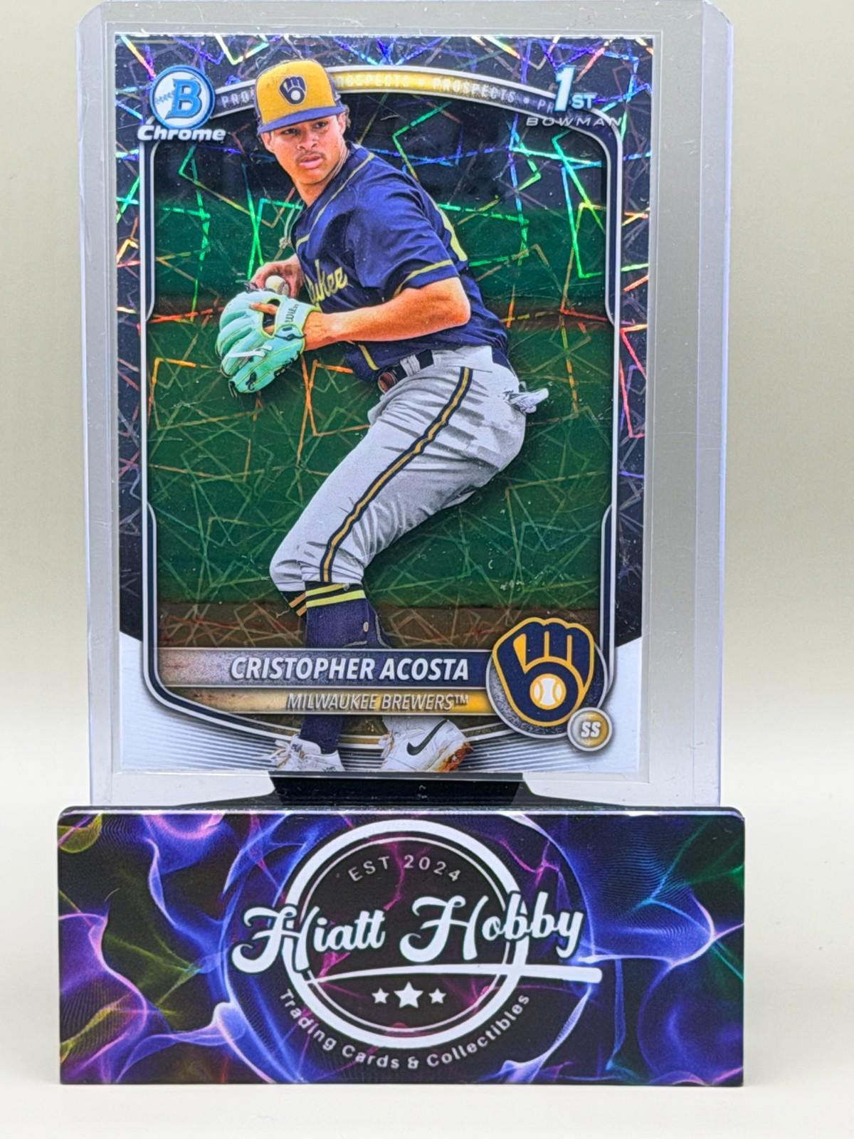 2025 Bowman Chrome - Cristopher Acosta #BCP-176 - Laser Refractor (RC)