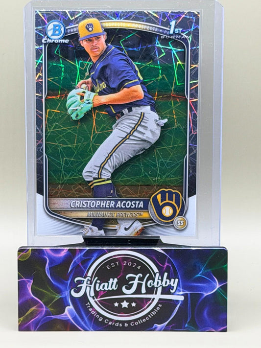 2025 Bowman Chrome - Cristopher Acosta #BCP-176 - Laser Refractor (RC)
