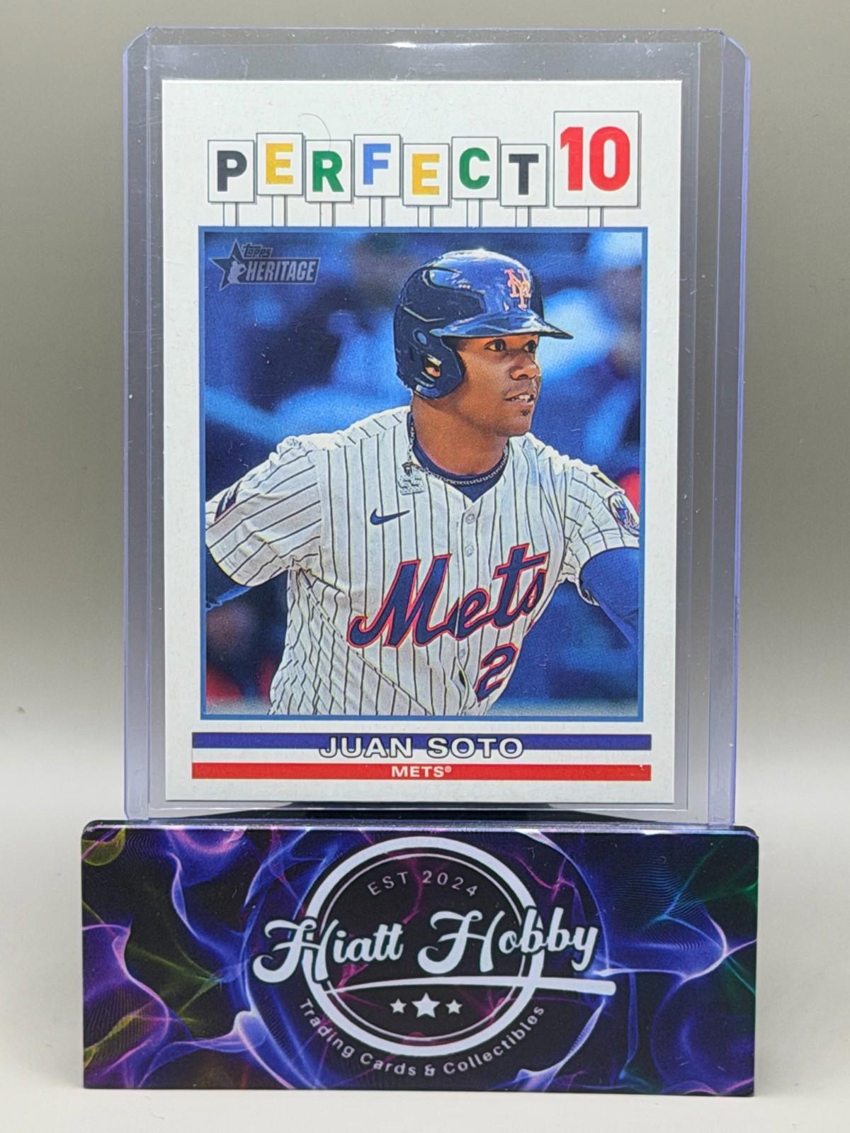 2025 Topps Heritage High Number - Juan Soto #P10-2 - Perfect 10