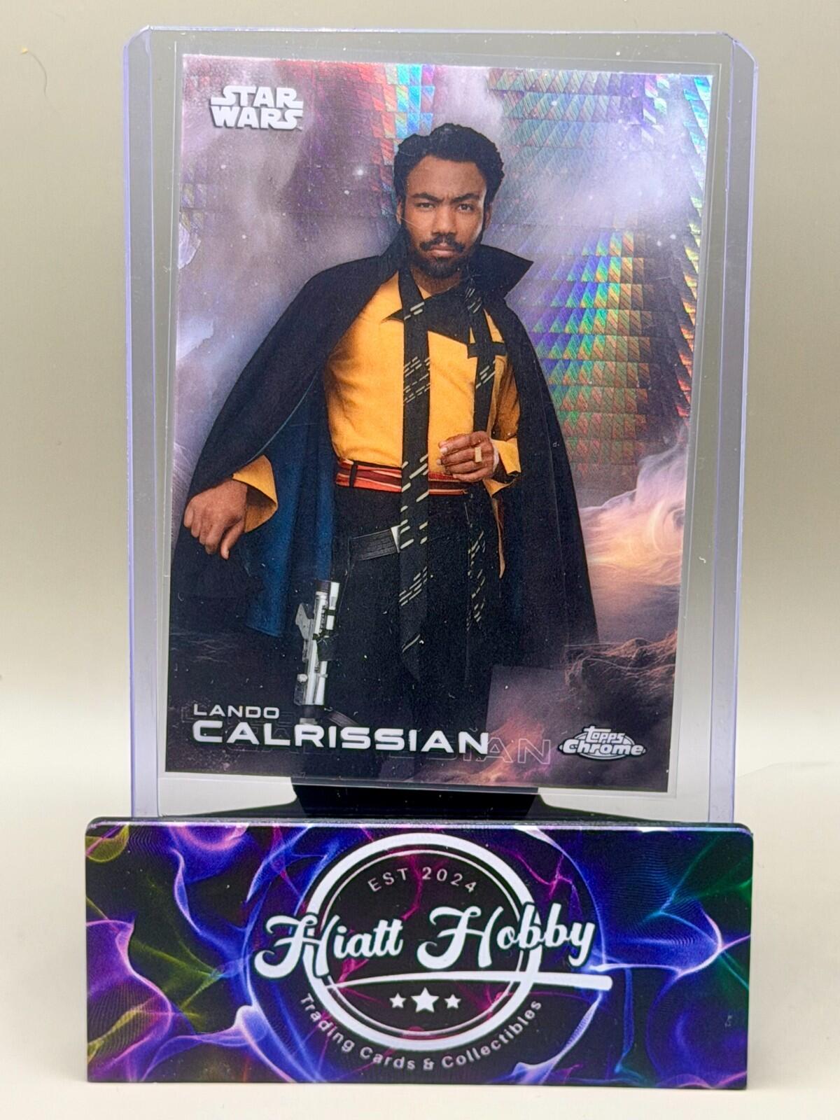 2025 Topps Chrome Star Wars - #78 Lando Calrissian - Prism Refractor