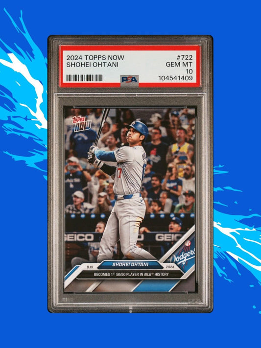 2024 Topps Now - Shohei Ohtani #722 - First 50/50 Player - PSA 10 🔥