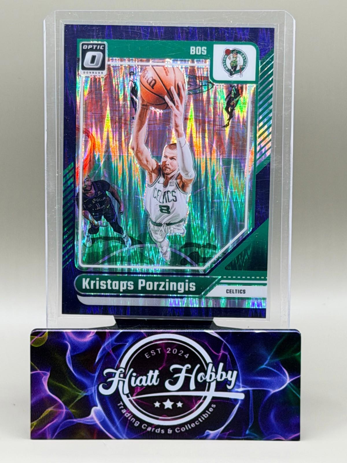 2024-25 Panini Donruss Optic - Kristaps Porzinigs #94 - Purple Shock Prizm