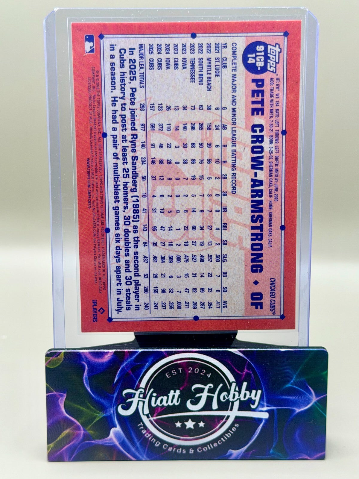2026 Topps Chrome - #91CB-14 Pete Crow-Armstrong - 35th Anniversary