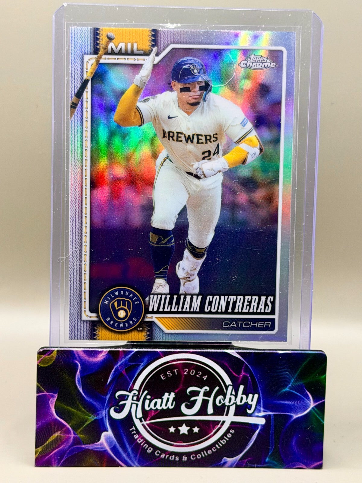 2026 Topps Chrome - #198 William Contreras - Refractor