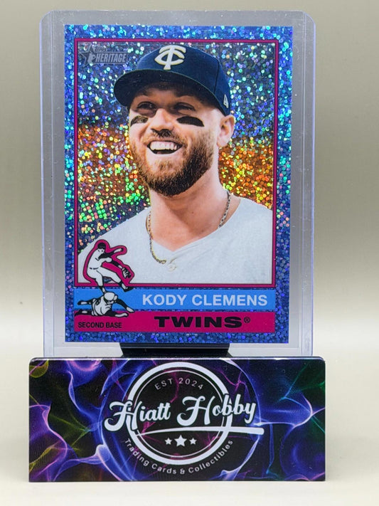2025 Topps Heritage High Number - Kody Clemens #658 - Light Blue Sparkle