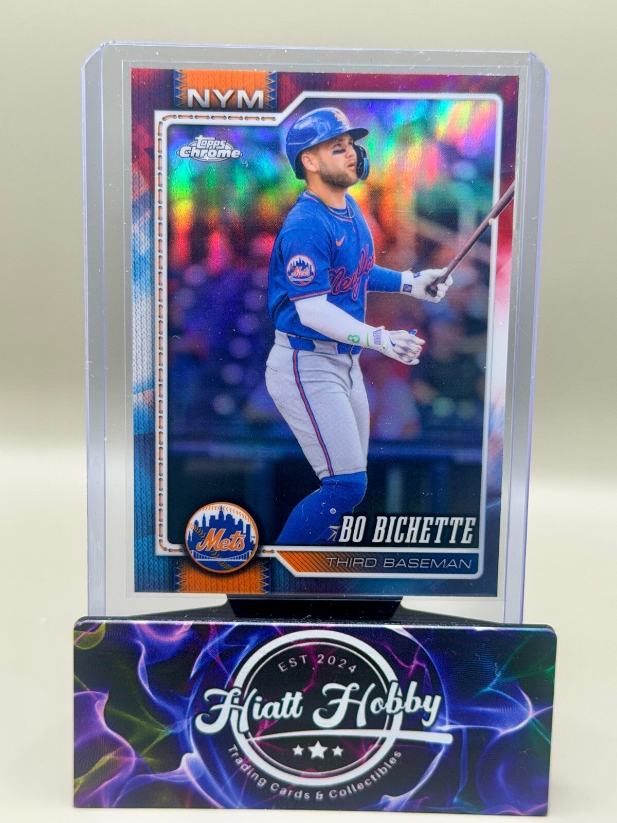 2026 Topps Chrome - #109 Bo Bichette - Red White & Blue Refractor