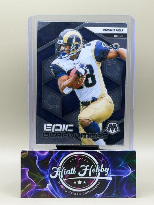 2025 Panini Mosaic Football - #14 Marshall Faulk - Epic Performers