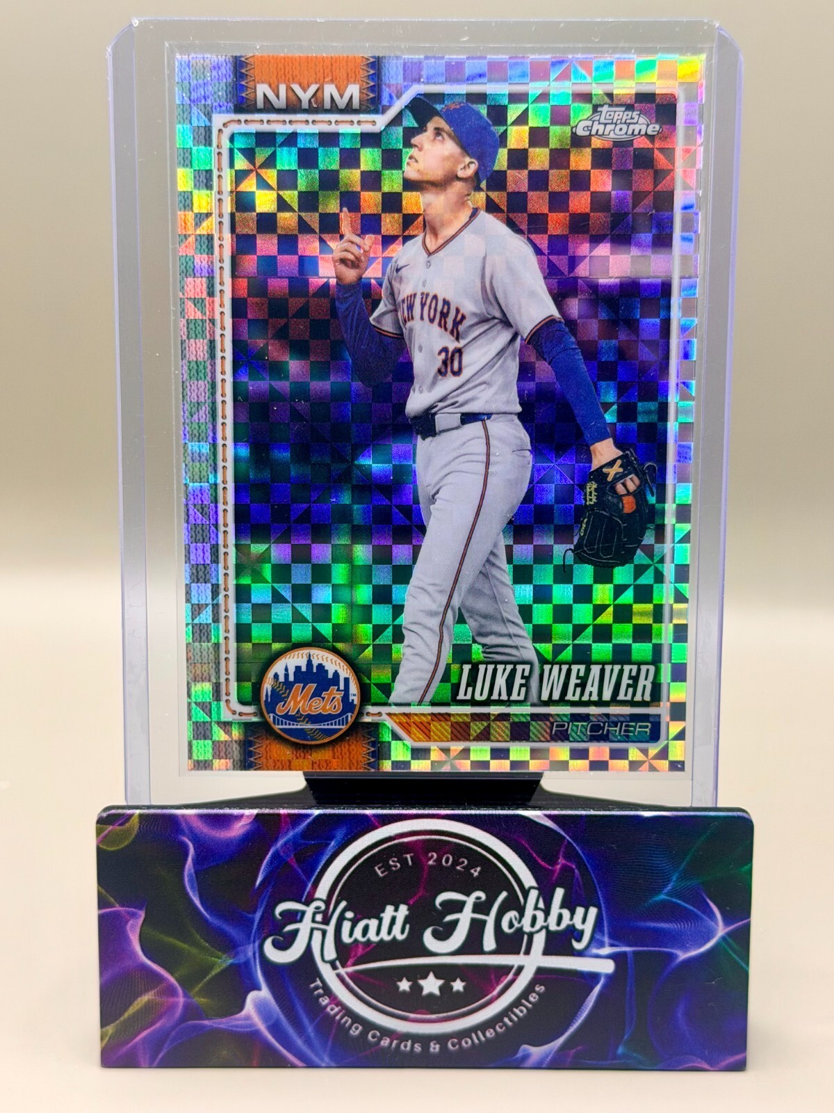 2026 Topps Chrome - #103 Luke Weaver - X-Fractor
