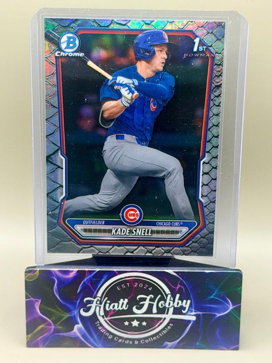 2026 Bowman Chrome Baseball - #BCP-105 Kade Snell - Reptilian Refractor (1st)