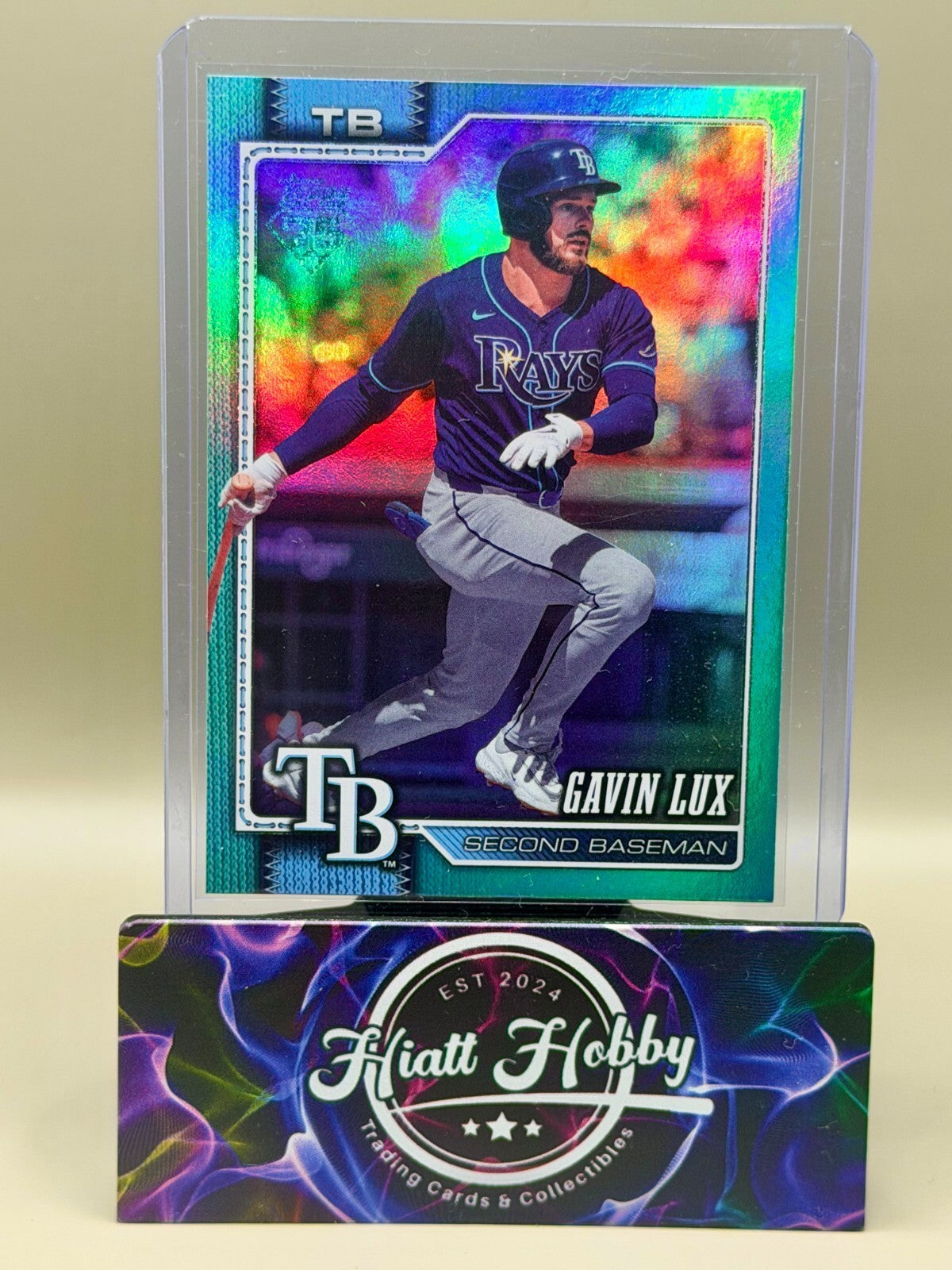 2026 Topps Series 2 - #357 Gavin Lux - Aqua Rainbow Foil