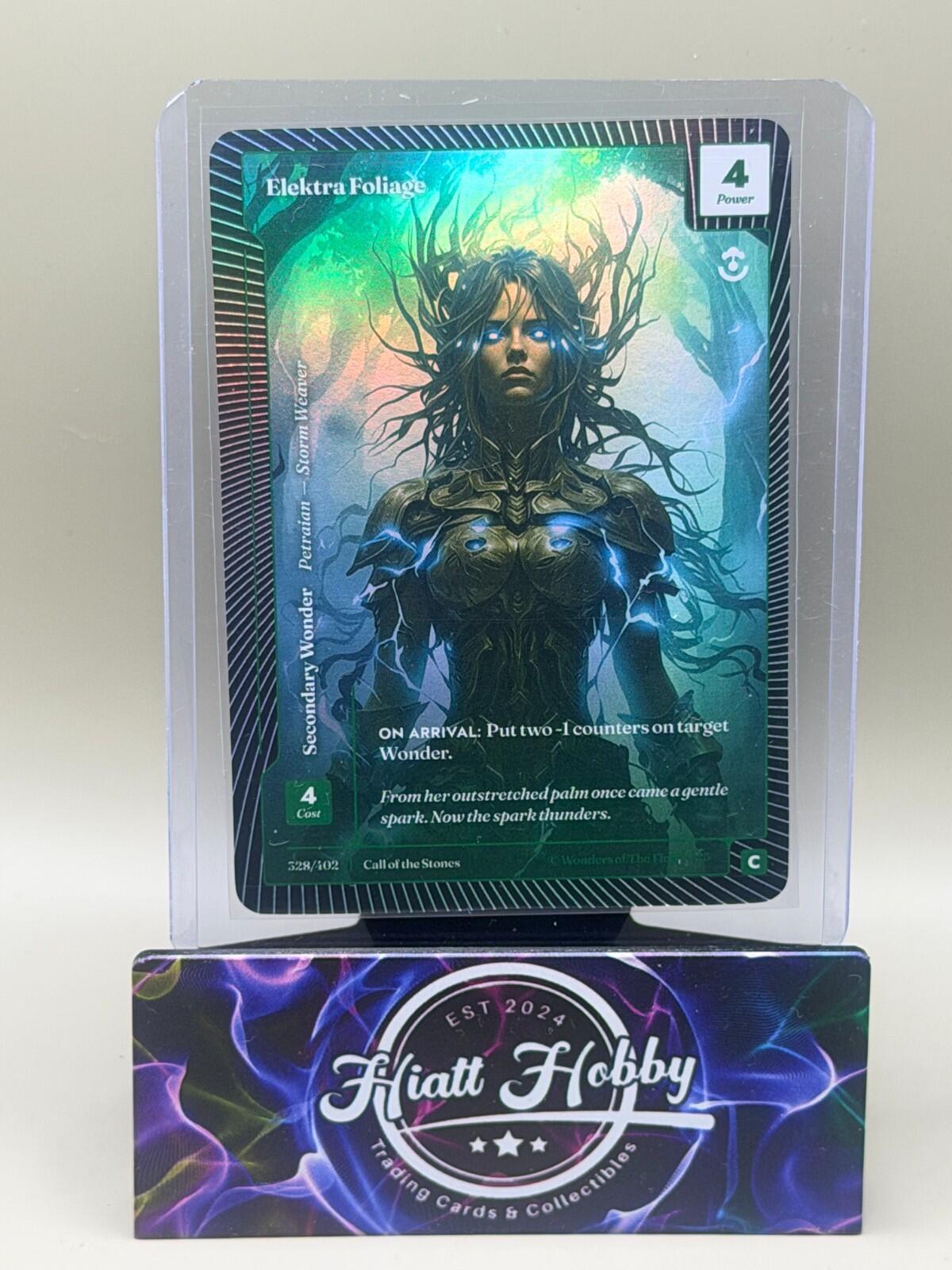 2025 Wonders of the First - #328/402 Elektra Foliage (C) - Classic Foil