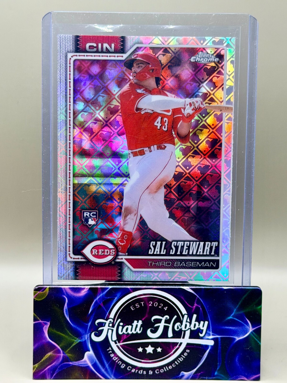 2026 Topps Chrome - #6 Sal Stewart - Logofractor (RC)