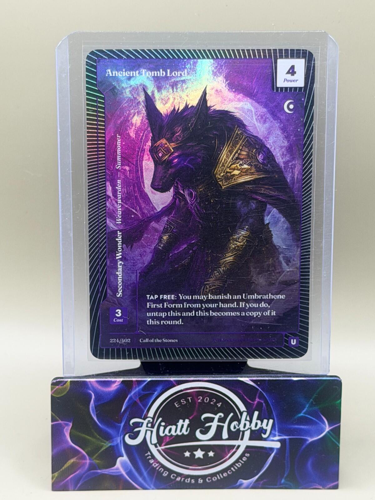2025 Wonders of the First - #224/402 Ancient Tomb Lord (U) - Classic Foil