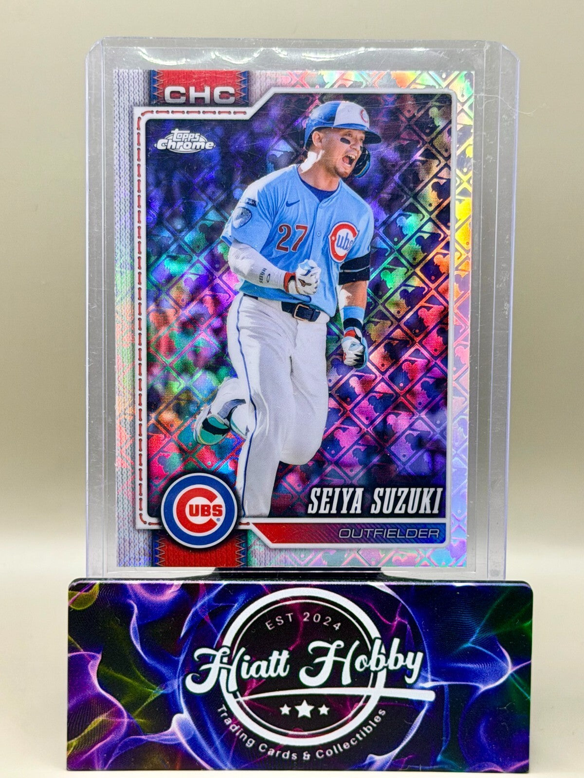 2026 Topps Chrome - #34 Seiya Suzuki - Logofractor