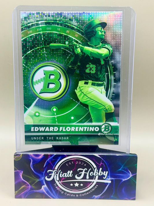 2026 Bowman Chrome Baseball - #UR-9 Edward Florentino - Under the Radar (RC)