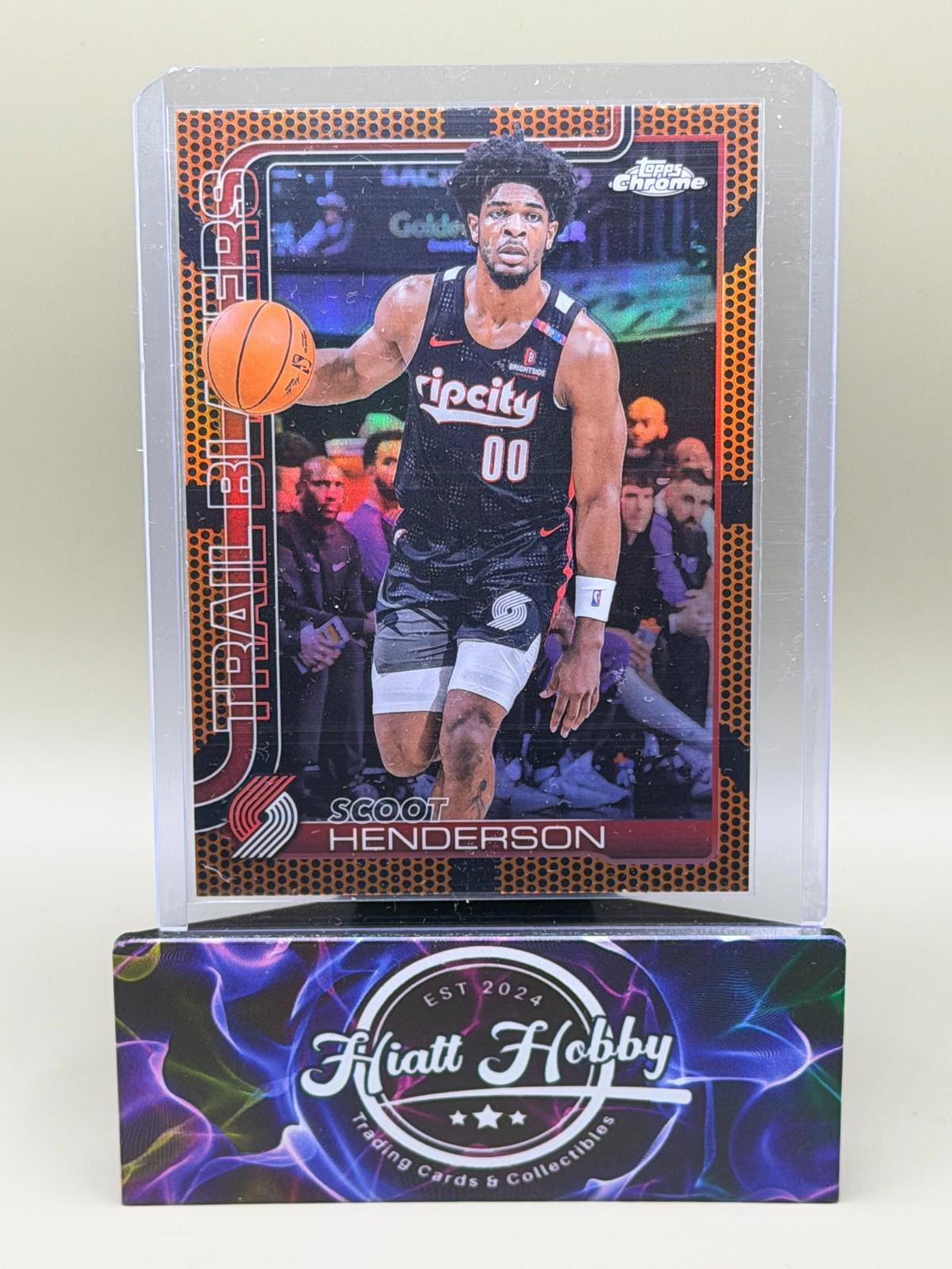 2025-26 Topps Chrome - Scoot Henderson #166 - Basketball Refractor