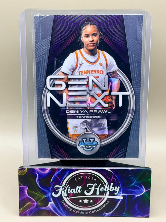 2025-26 Bowman Chrome Basketball - #GN-25 Deniya Prawl - Gen Next