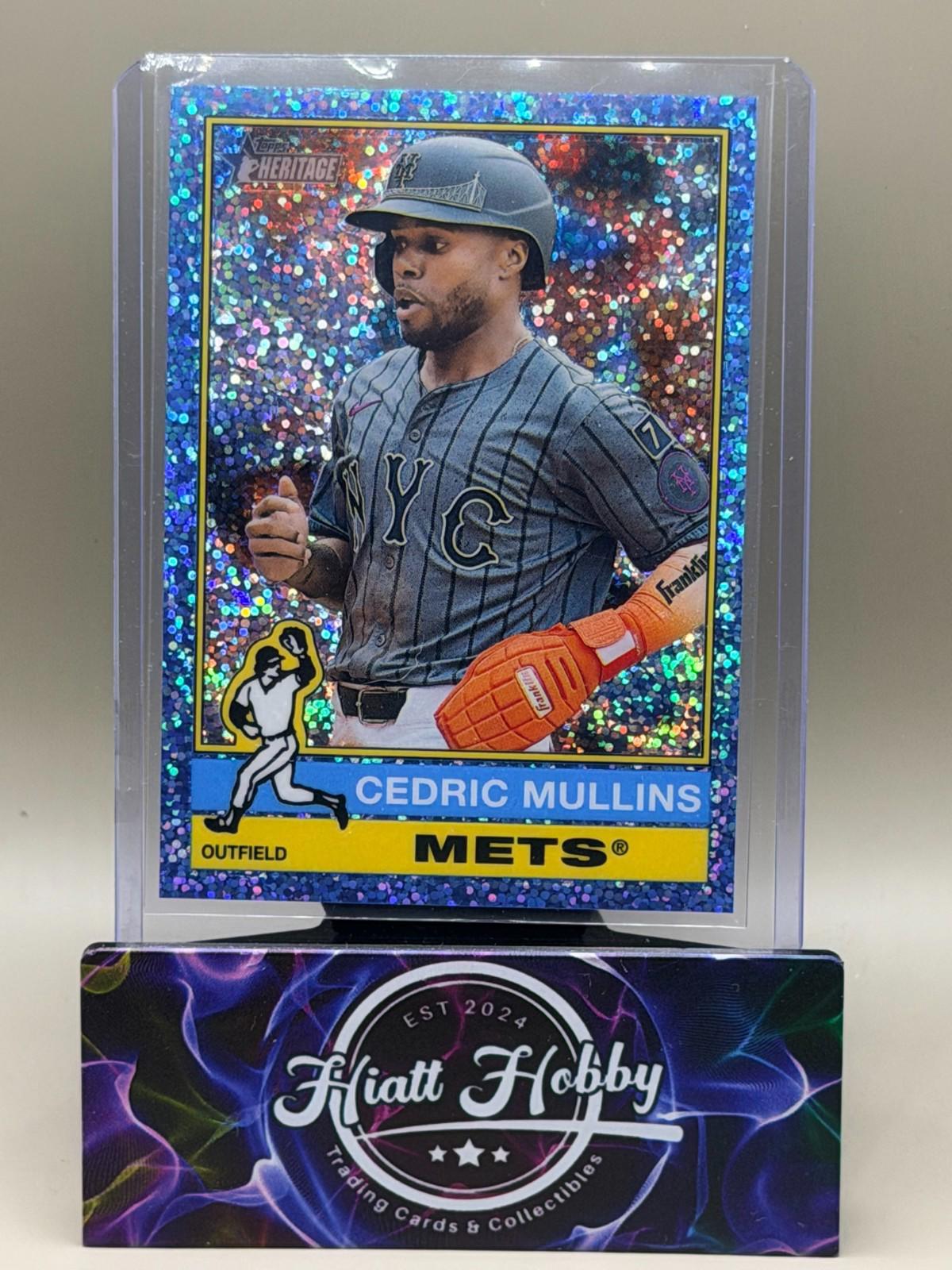 2025 Topps Heritage High Number - Cedric Mullins #600 - Light Blue Sparkle