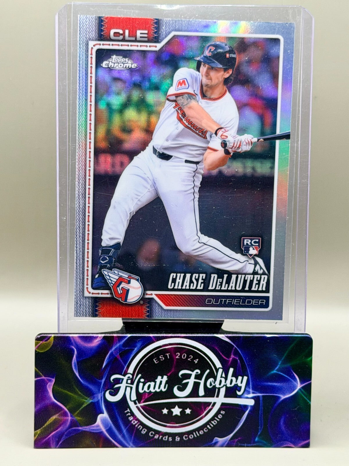 2026 Topps Chrome - #284 Chase DeLauter - Refractor (RC)