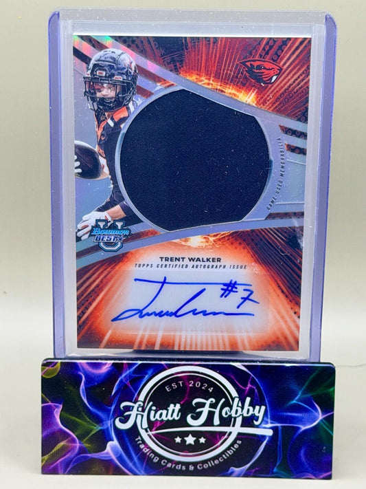2025 Bowman's Best U - #JRA-TW Trent Walker - Jumbo Relic Auto - Refractor