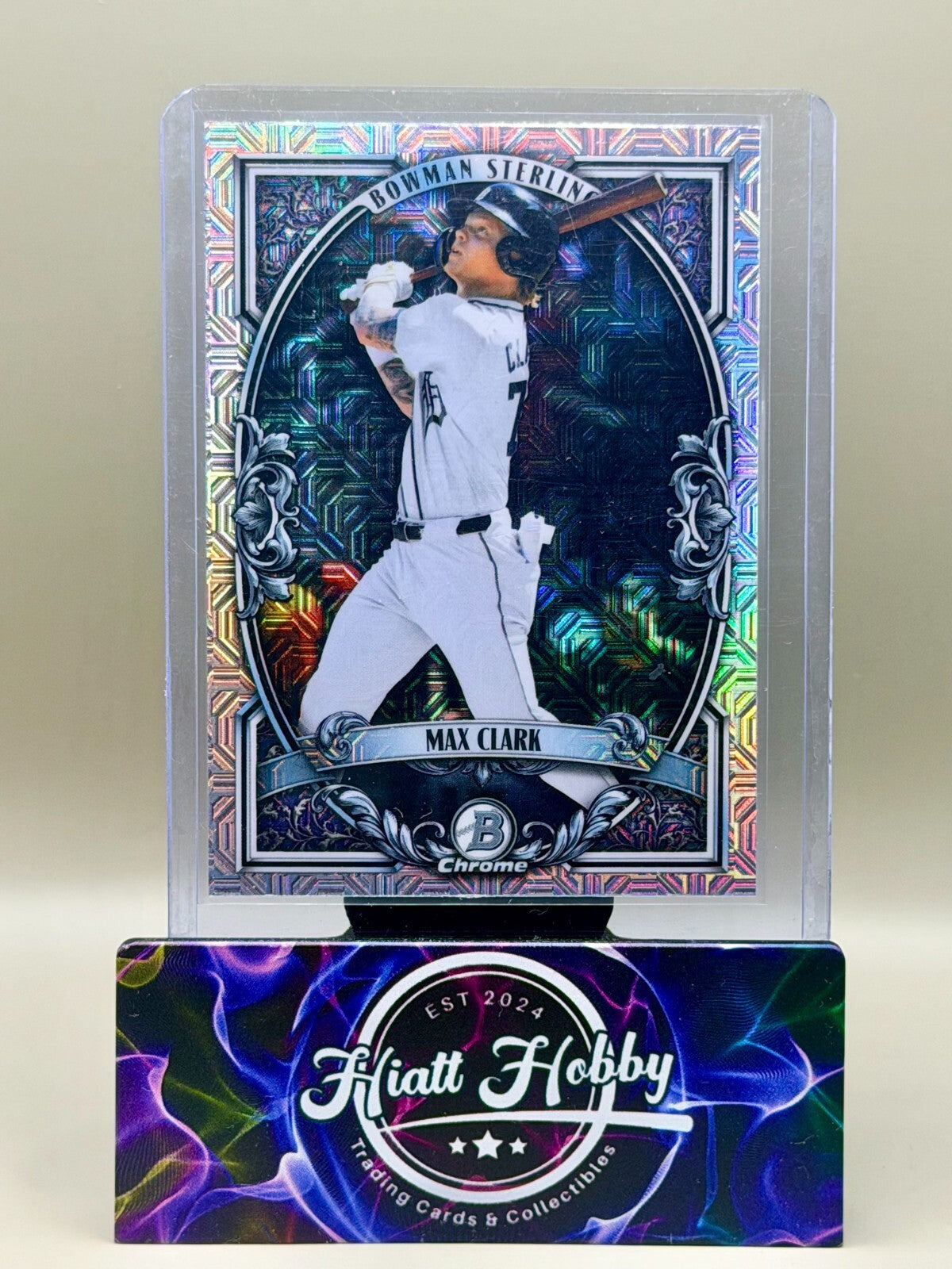 2026 Bowman Chrome Baseball - #BST-5 Max Clark - Sterling Mojo (RC)