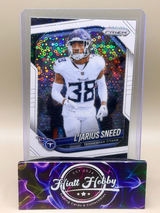 2025 Panini Prizm Football - #24 L'Jarius Sneed - White Disco Prizm