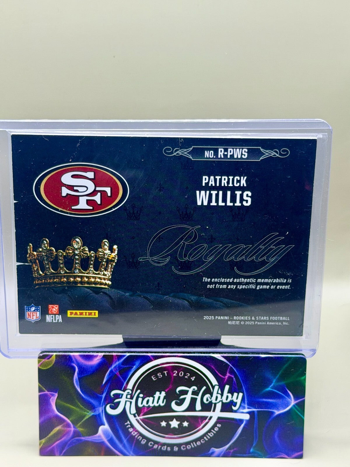 2025 Panini Rookies & Stars - #R-PWS Patrick Willis - Royalty - Preferred