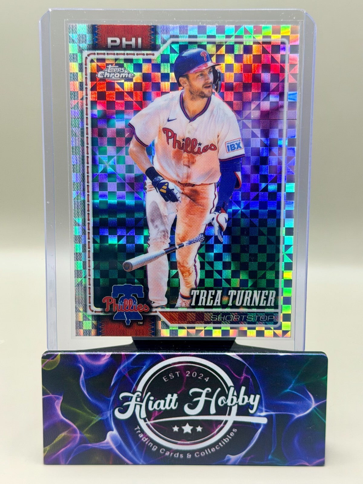 2026 Topps Chrome - #5 Trea Turner - X-Fractor