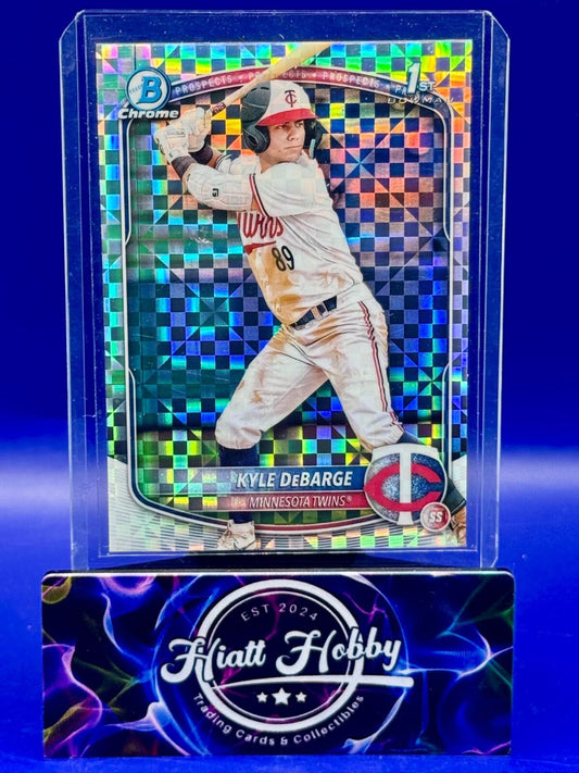 2025 Bowman - Chrome Prospects Kyle DeBarge #BCP-139 X-Fractor (RC)