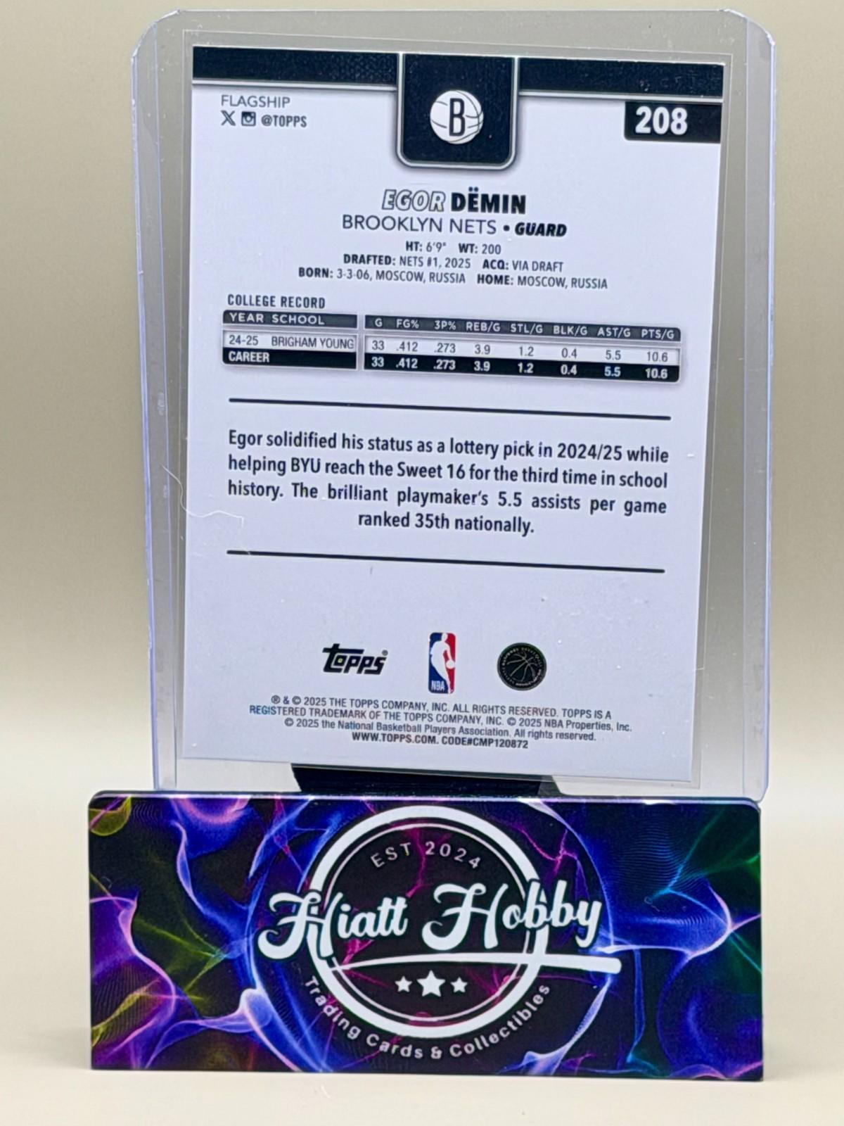 2025-26 Topps Basketball Rookies - Complete your set