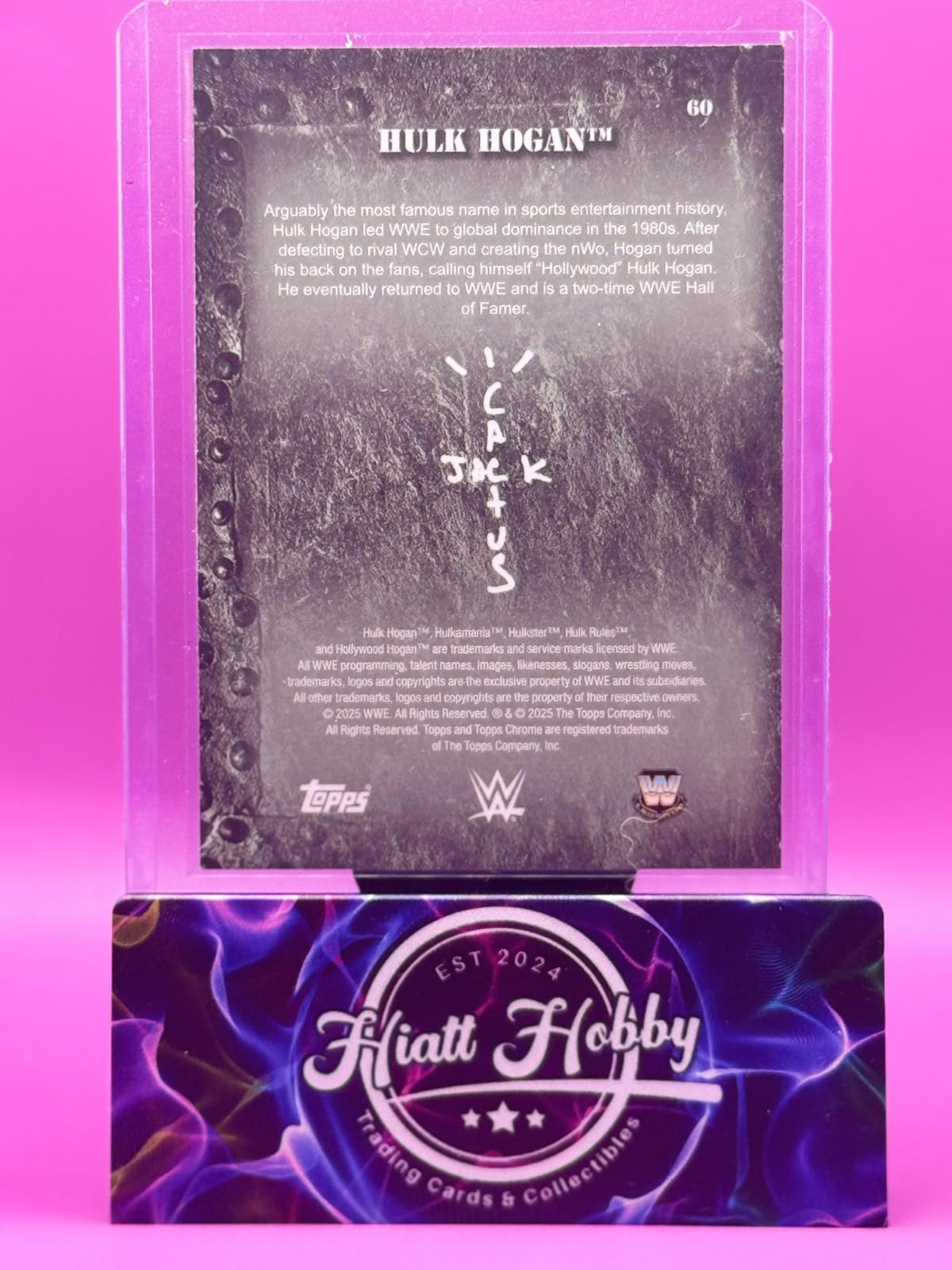 2025 Topps Chrome Cactus Jack WWE - Hulk Hogan #60