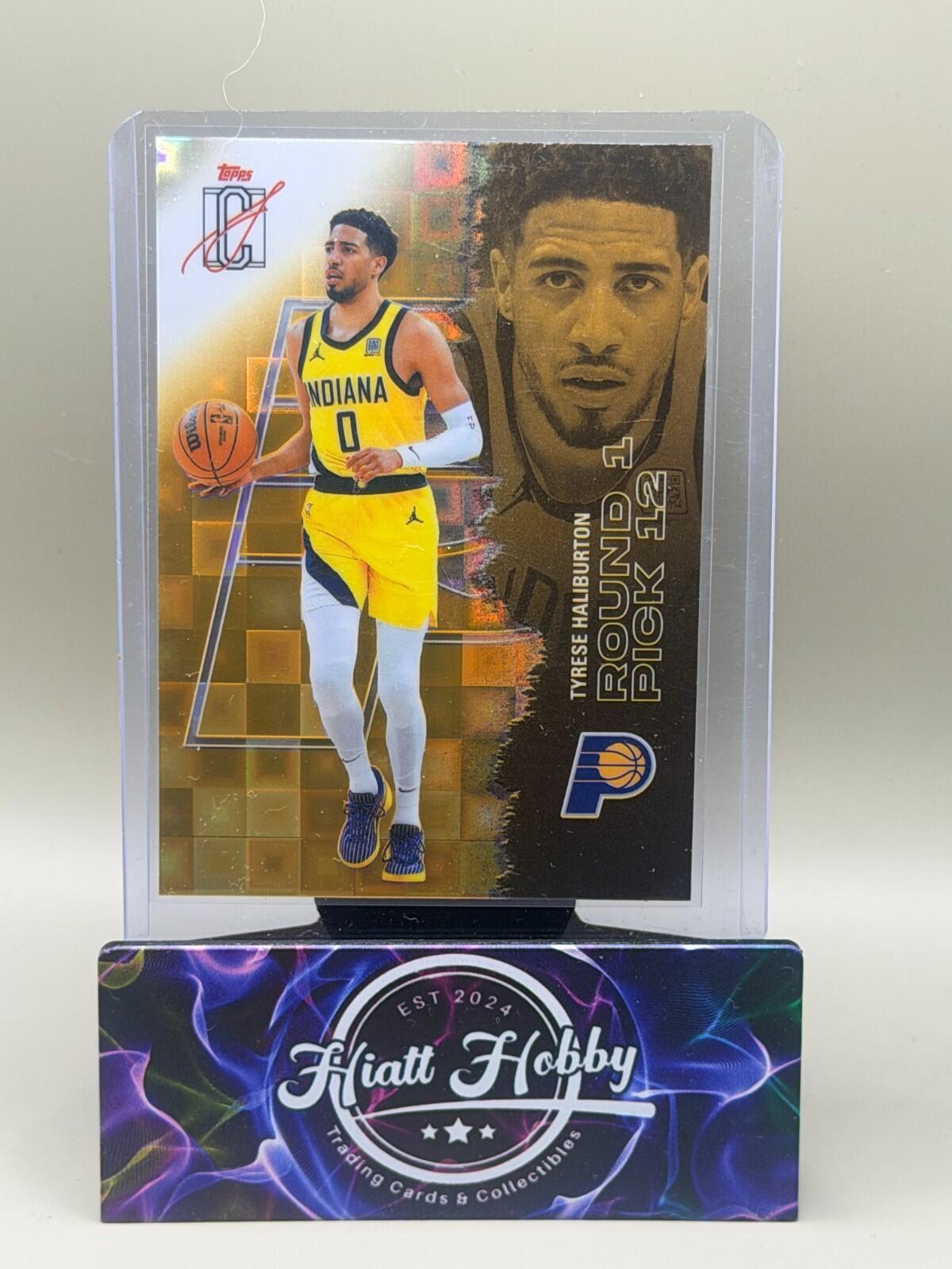 2025-26 Topps Signature Series Basketball #71 Tyrese Haliburton - Yellow Pandora