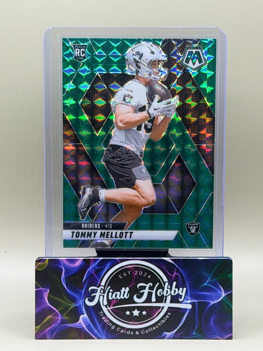 2025 Panini Mosaic Football - #389 Tommy Mellott - Green Mosaic (RC)