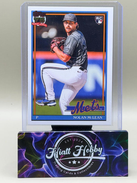 2026 Topps Series 1 #T91-63 Nolan McLean - 35th Anniversary (RC)