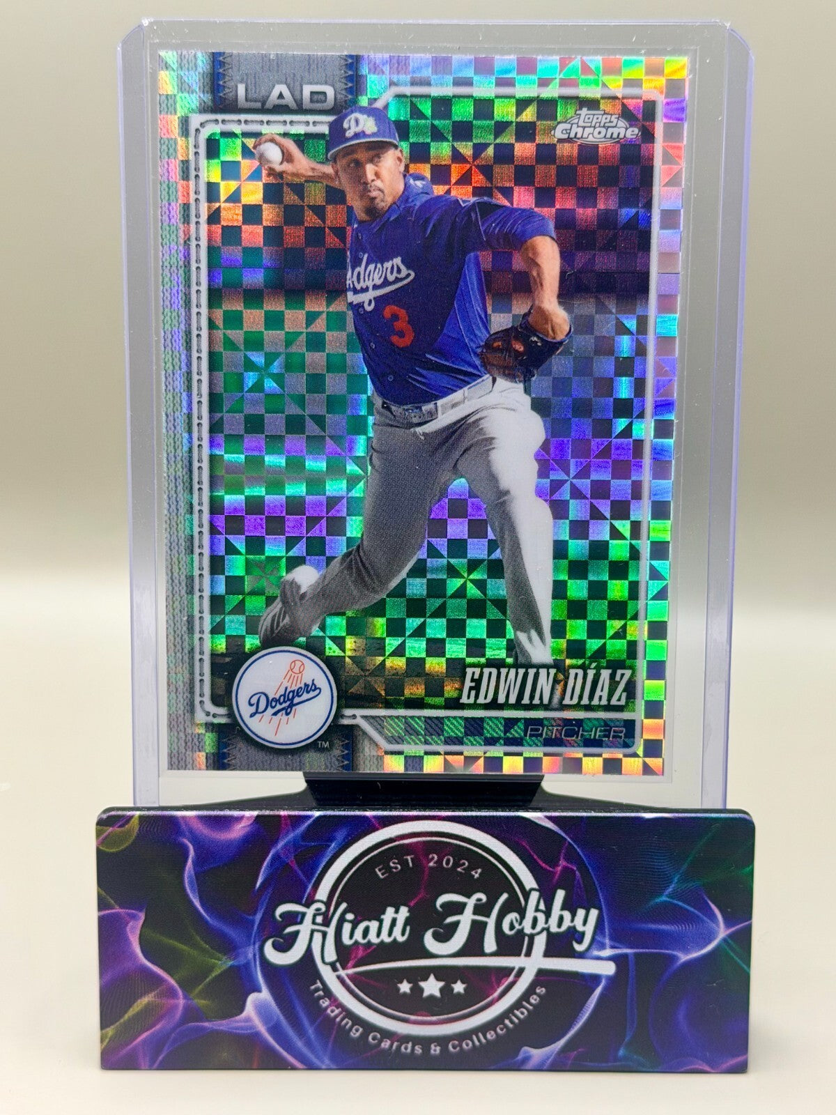 2026 Topps Chrome - #71 Edwin Diaz - X-Fractor