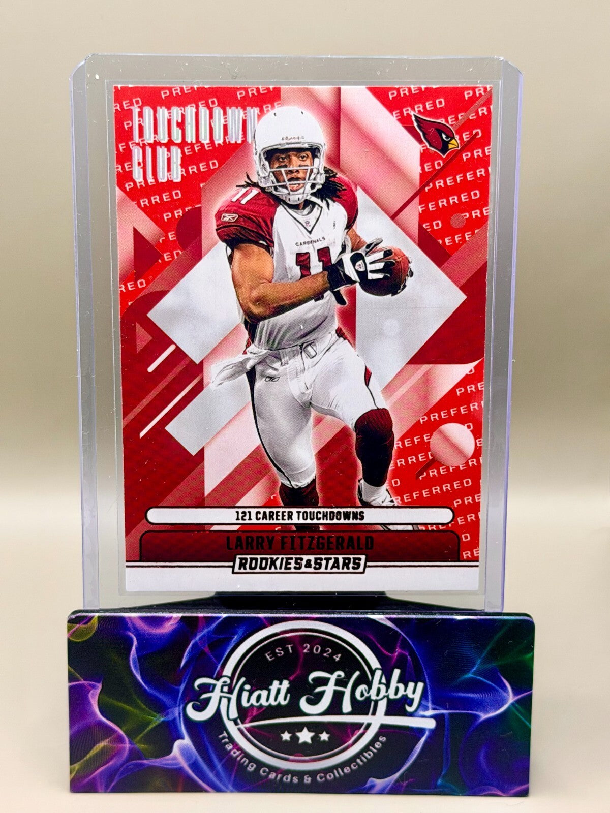 2025 Panini Rookies and Stars - #7 Larry Fitzgerald - Touchdown Club - Preferred
