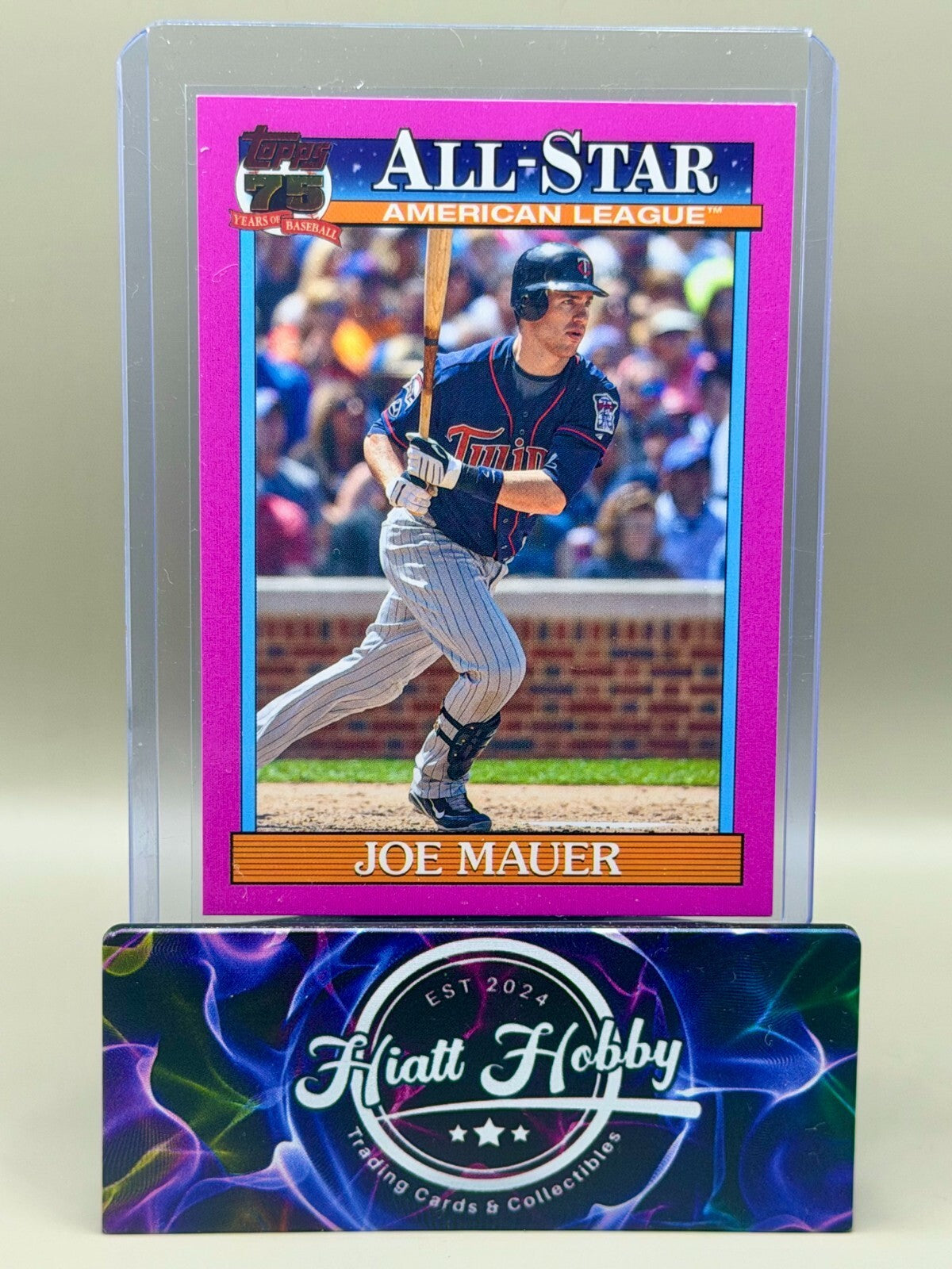 2026 Topps Series 2 - #91AS-11 Joe Mauer - 35th Anniversary All Star - Pink