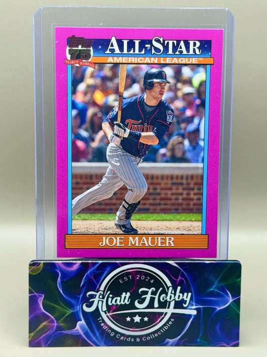 2026 Topps Series 2 - #91AS-11 Joe Mauer - 35th Anniversary All Star - Pink