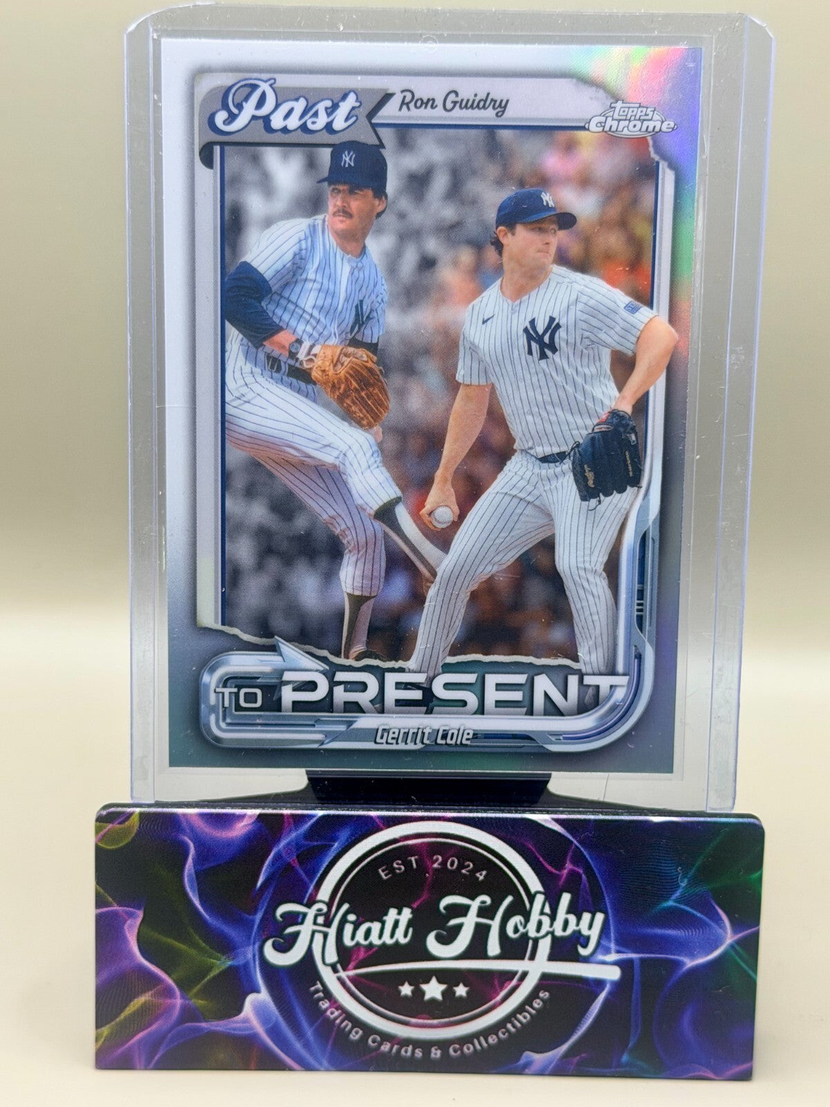 2026 Topps Chrome - #PTP-13 Ron Guidry / Gerrit Cole - Past to Present