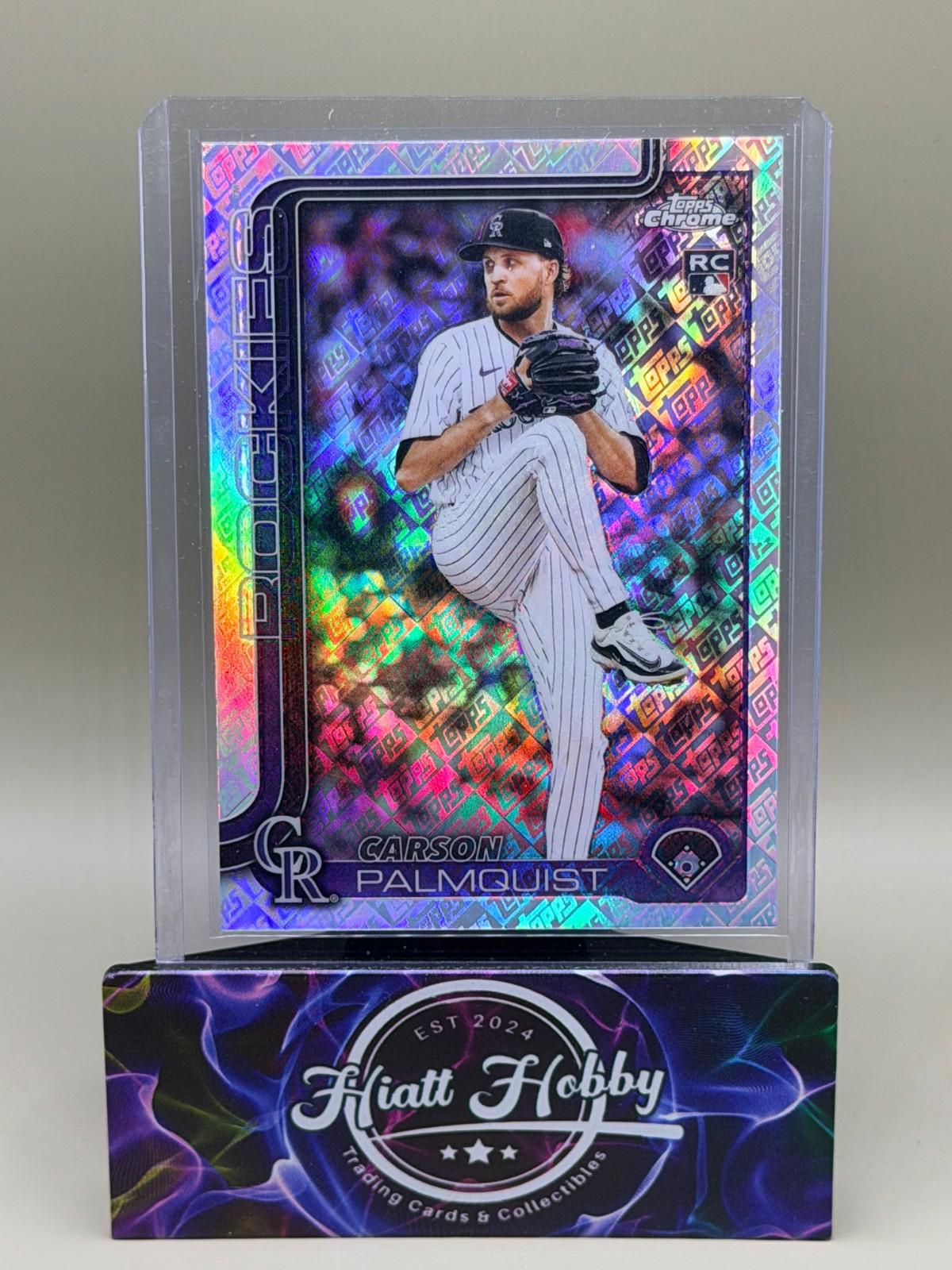 2025 Topps Chrome Update - Carson Palmquist #USC173 - Fanatics Logo Refract (RC)